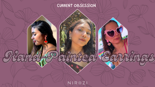 Current Obsession: Hand Painted Earrings