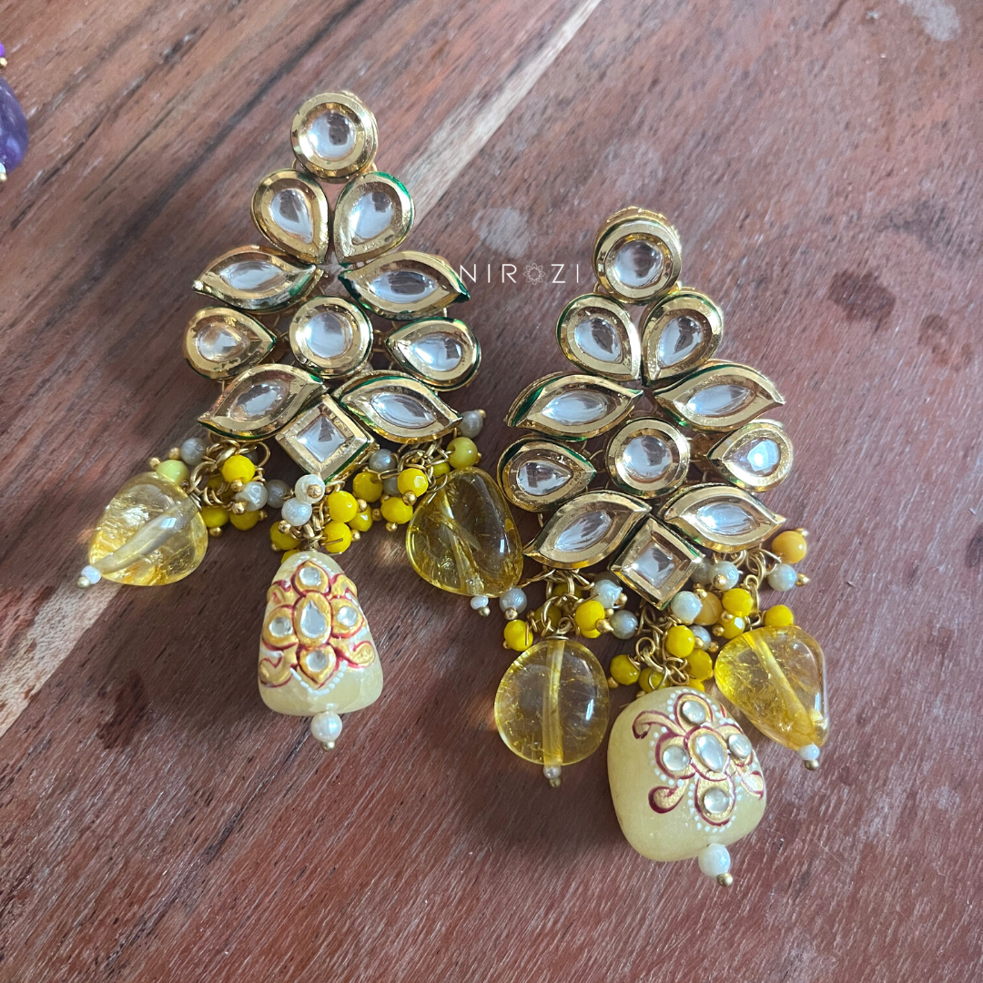 Sheena - Kundan Earrings