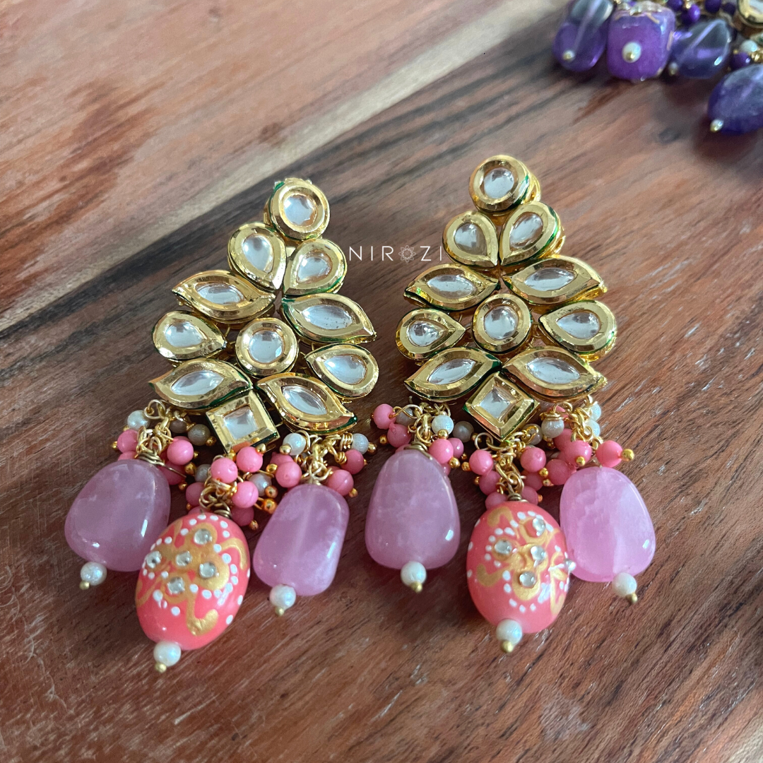 Sheena - Kundan Earrings