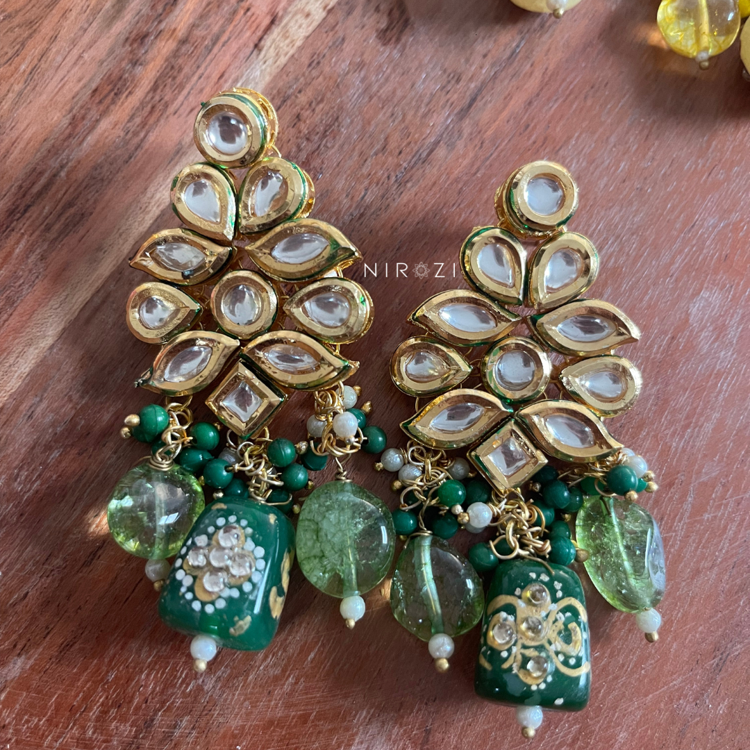 Sheena - Kundan Earrings