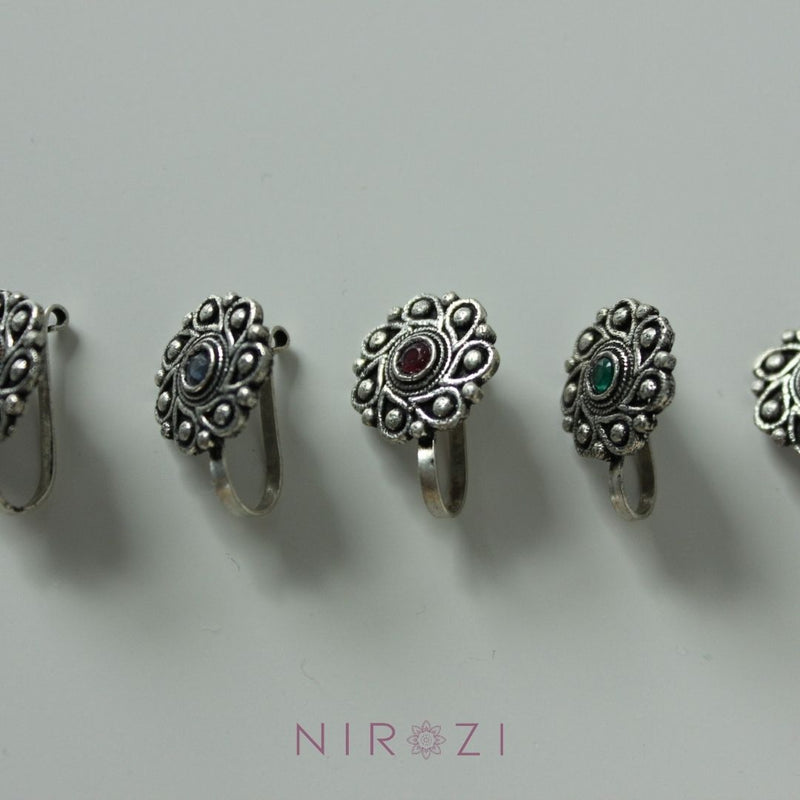Silver Nose Pins Online | Fourseven